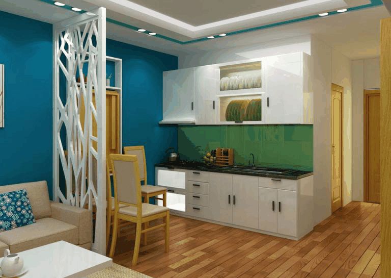 mẫu bếp căn hộ chung cư