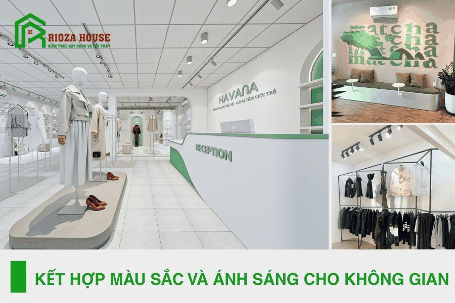 Kết hợp màu sắc và ánh sáng cho không gian