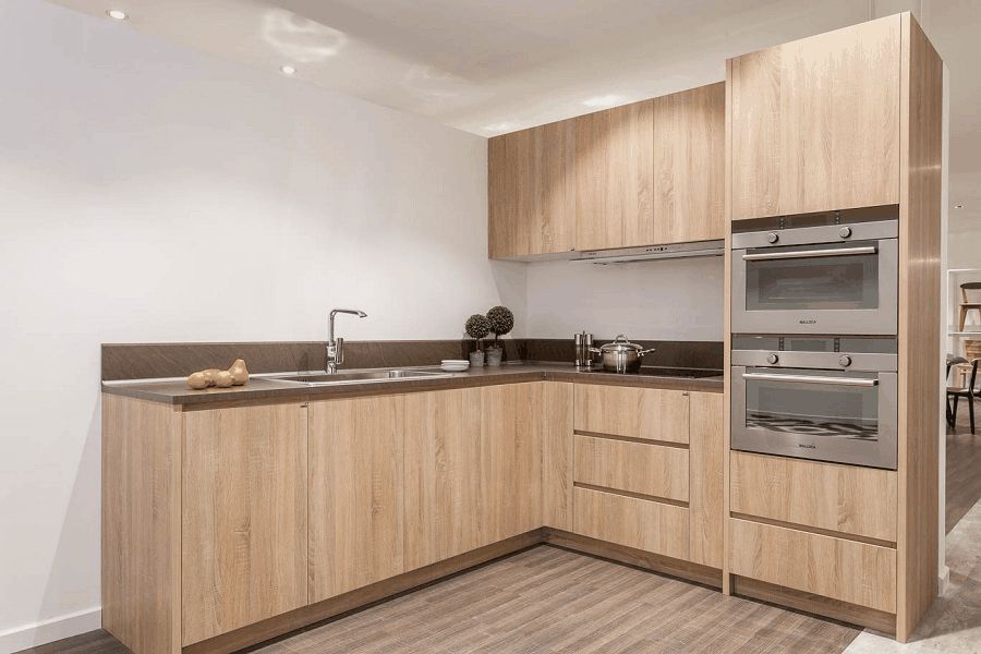 tủ bếp gỗ công nghiệp laminate