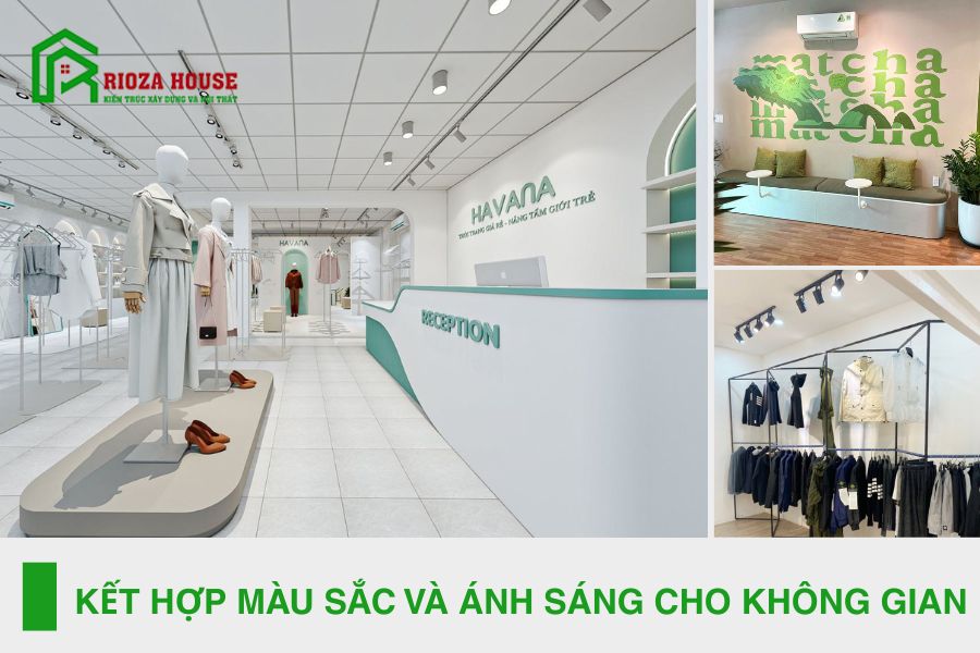 Kết hợp màu sắc và ánh sáng cho không gian