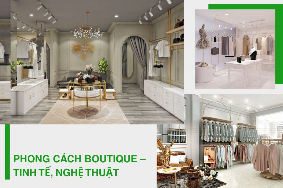 Phong cách Boutique – Tinh tế, nghệ thuật