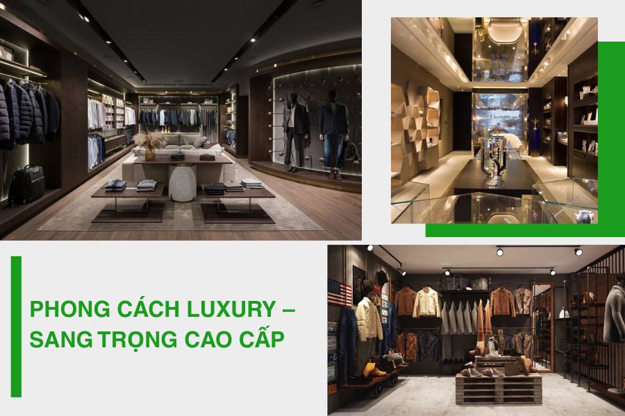 Phong cách Luxury – Sang trọng cao cấp
