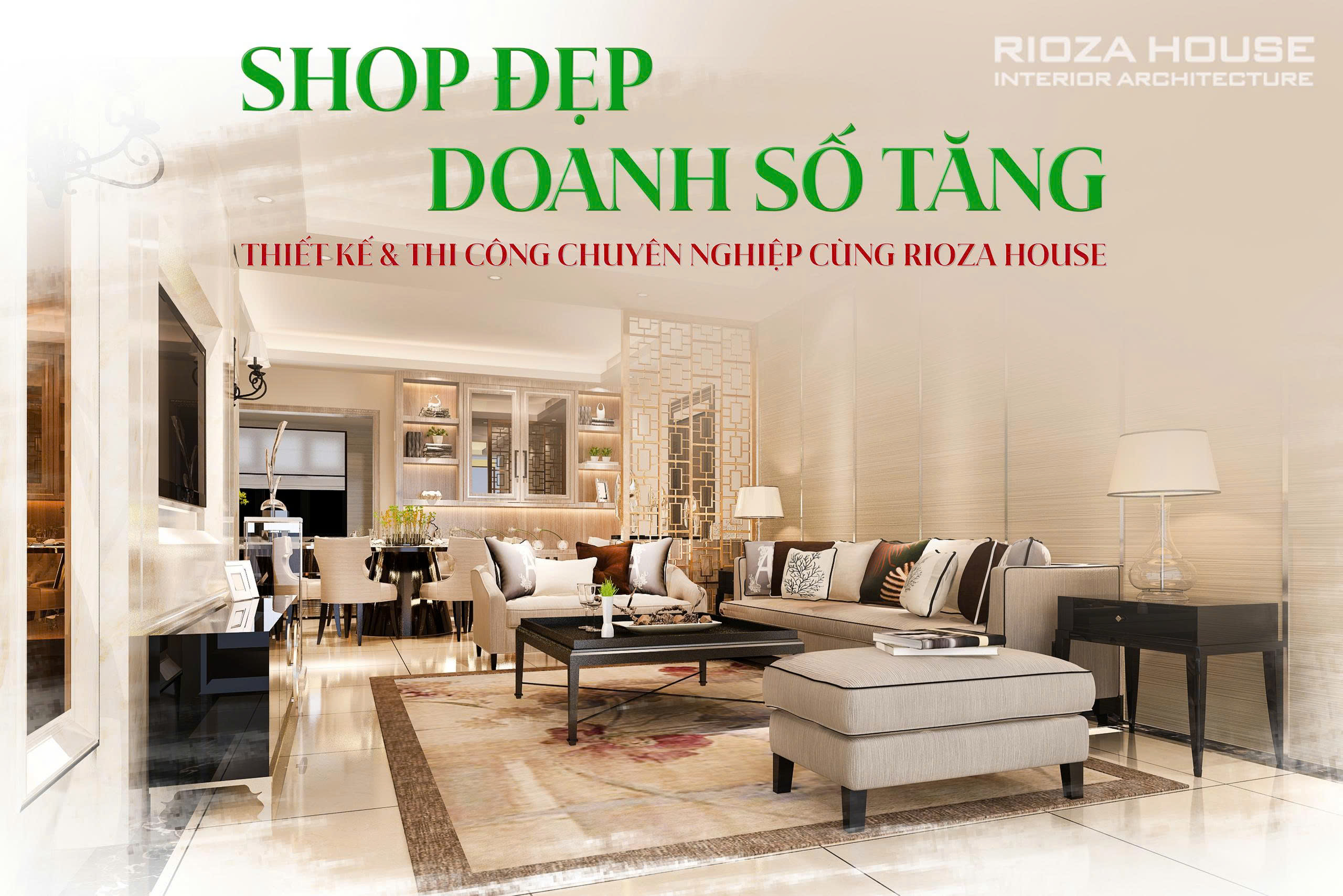 Chọn phong cách thiết kế shop phù hợp theo ngành hàng