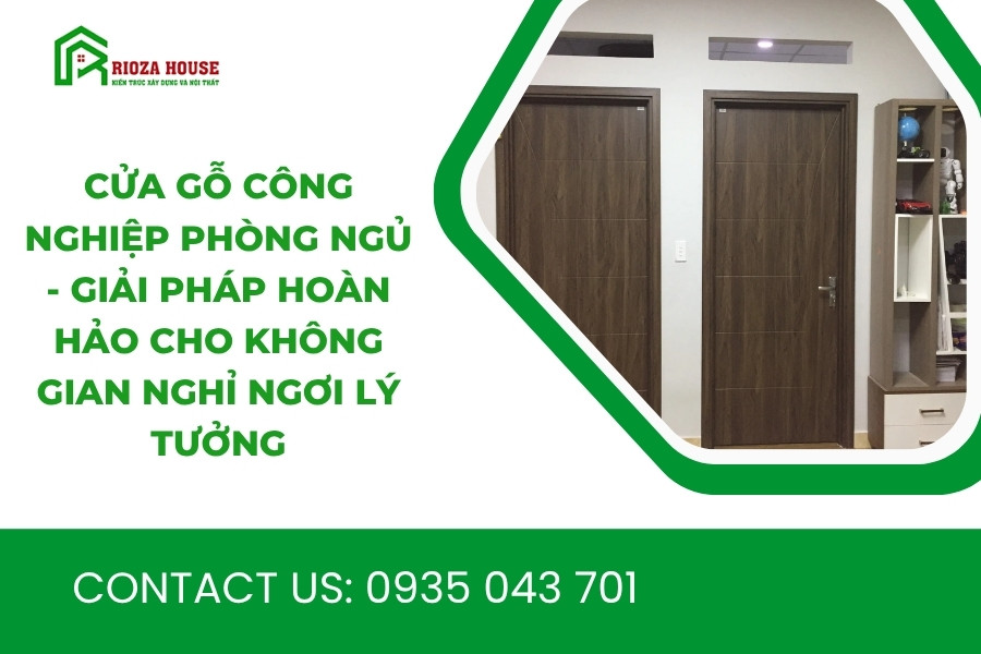 Cửa gỗ công nghiệp phòng ngủ: Giải pháp hoàn hảo cho không gian nghỉ ngơi lý tưởng Cửa gỗ công nghiệp phòng ngủ: Giải pháp hoàn hảo cho không gian nghỉ ngơi lý tưởng