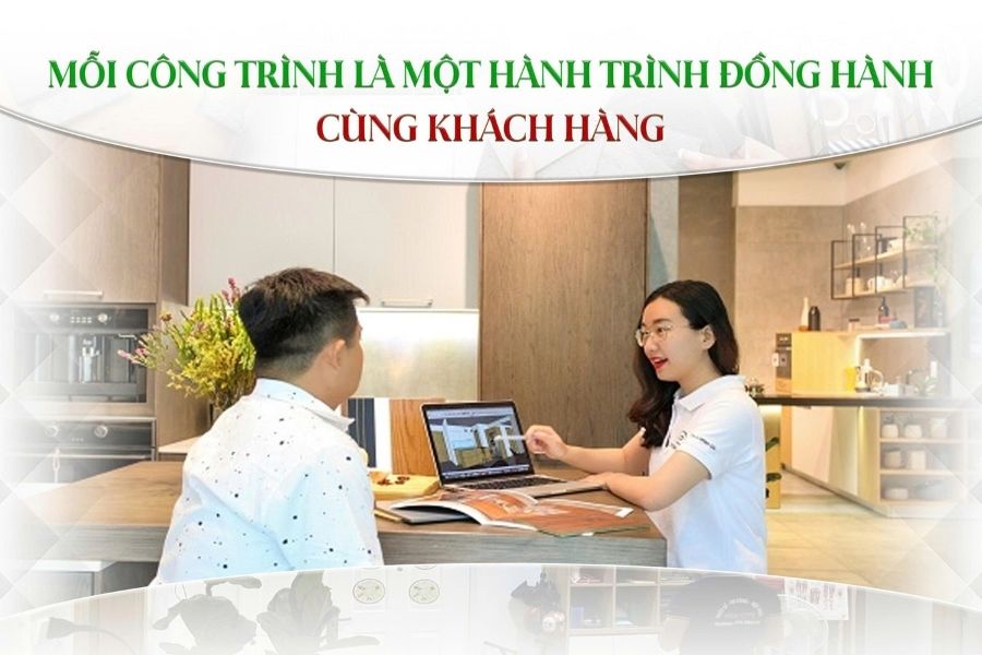 Mỗi công trình là một hành trình đồng hành cùng khách hàng Mỗi công trình là một hành trình đồng hành cùng khách hàng