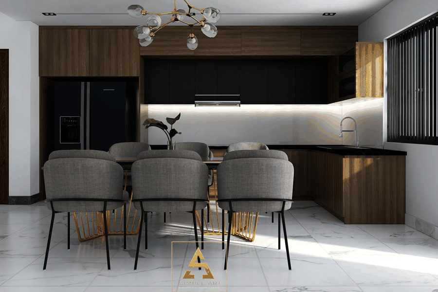 PHÒNG BẾP ACRYLIC ANH BỔN – HÒA XUÂN