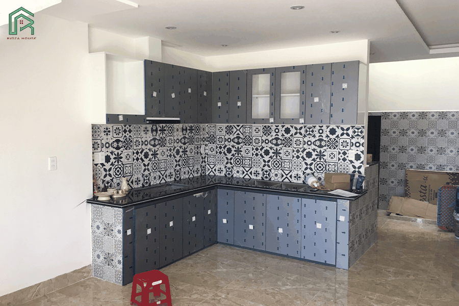 THIẾT KẾ THI CÔNG TỦ BÊP ACRYLIC ĐÀ NẴNG – ANH HIỆP – HÒA XUÂN