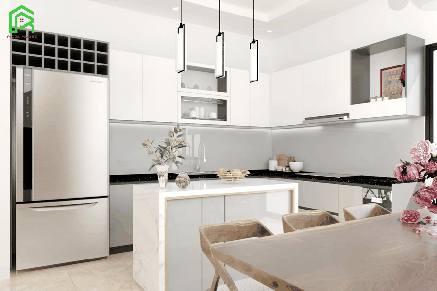 THIẾT KẾ & THI CÔNG TỦ BÊP ACRYLIC CHỊ ÚT – LIÊN CHIỂU, Đà Nẵng