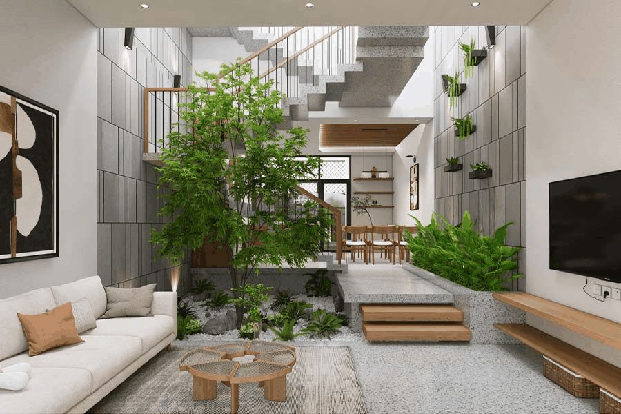 THIẾT KẾ NHÀ PHỐ ĐÀ NẴNG – CHỊ HÀ – Q.LIÊN CHIỂU