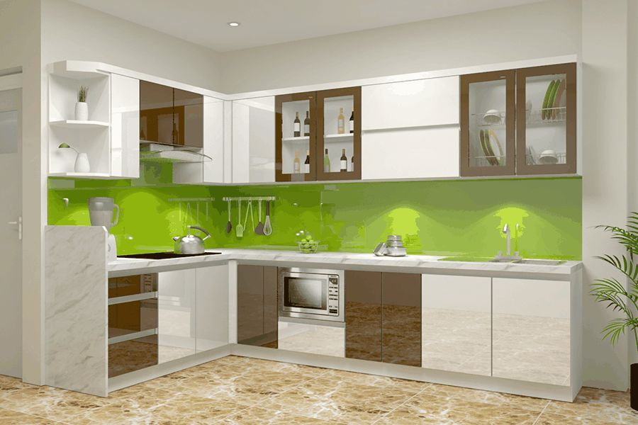 TỦ BẾP NHỰA ACRYLIC – ANH HẢI HỘI AN